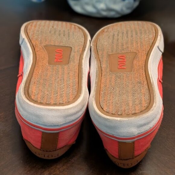 P10 POLO RALPH LAUREN THORTON Canvas Low-Top Sneakers - Picture 5 of 12